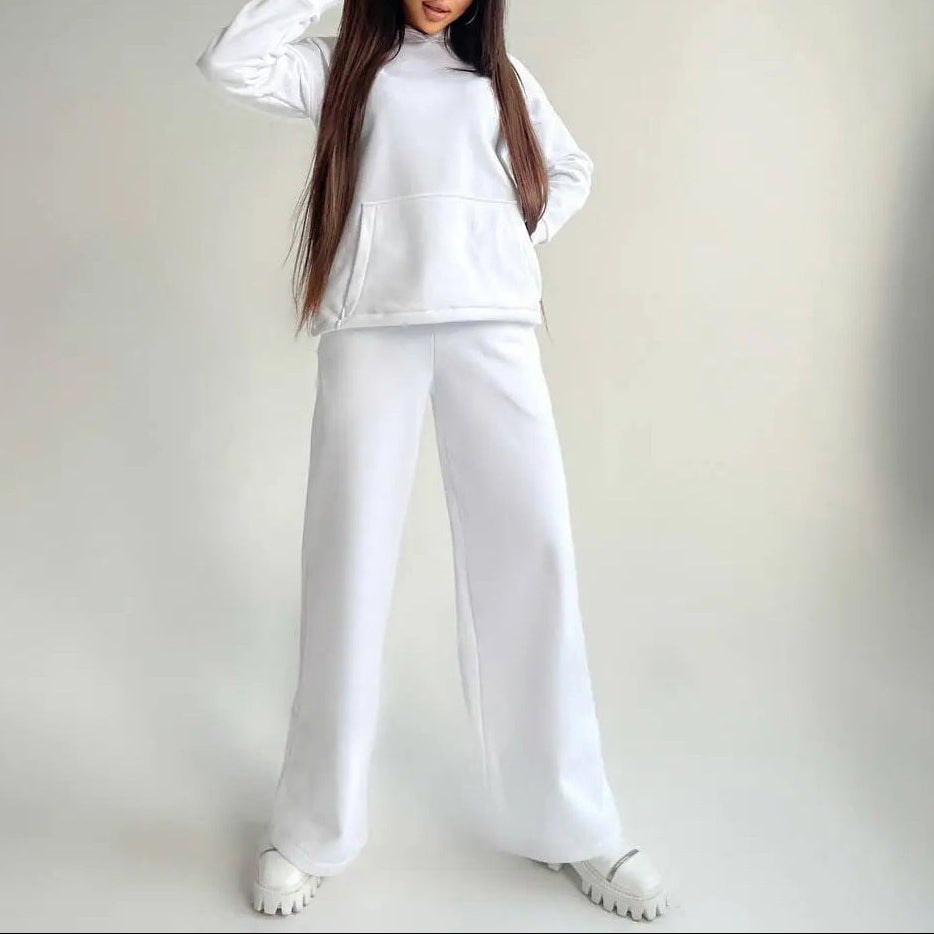 Women's Oversized Hoodie Wide Leg Pants Two Piece Set