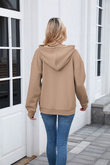 Casual Oversized Hooded Sweatshirt with Pockets for Women