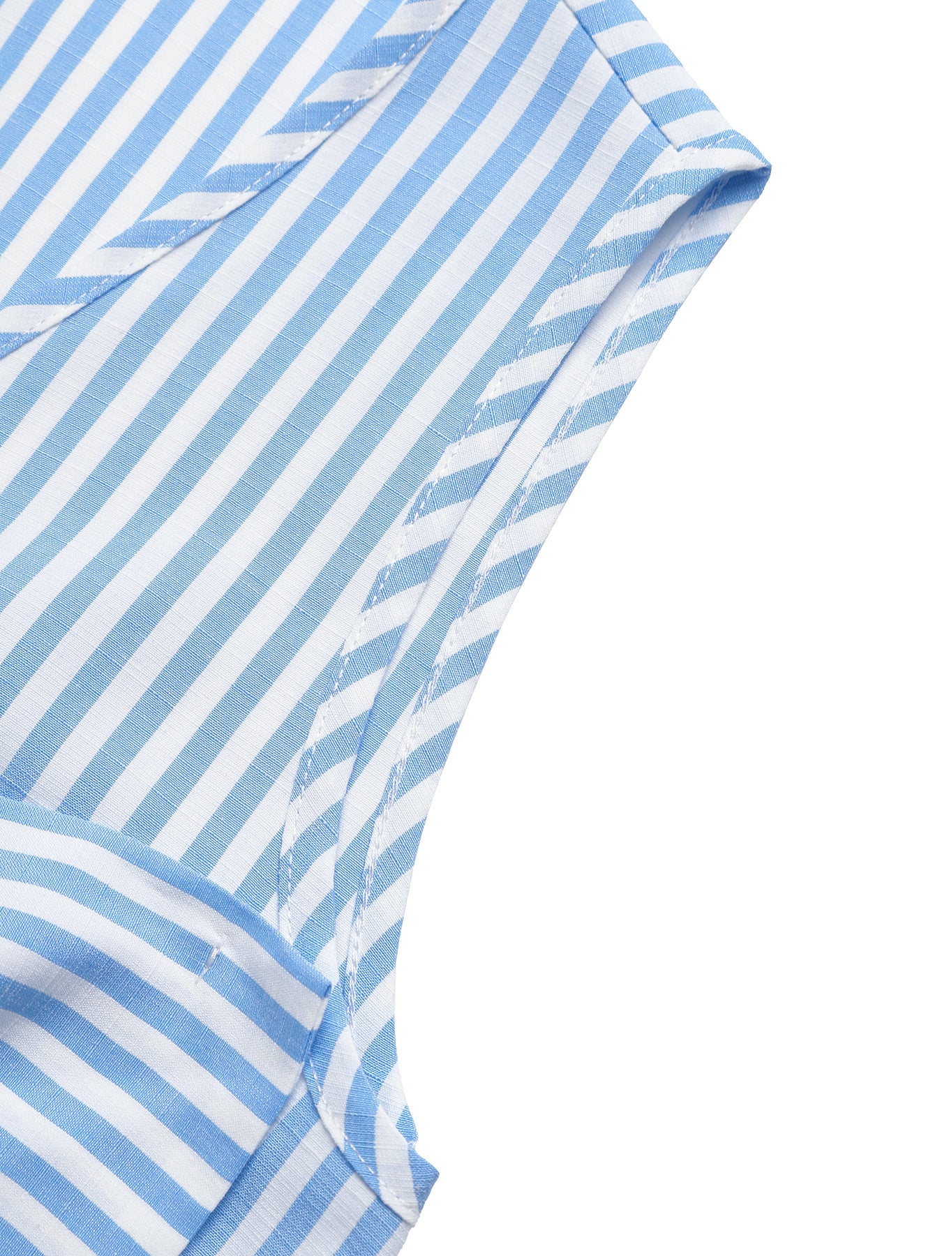 Striped Bow Front Tank Top and Shorts Summer Set