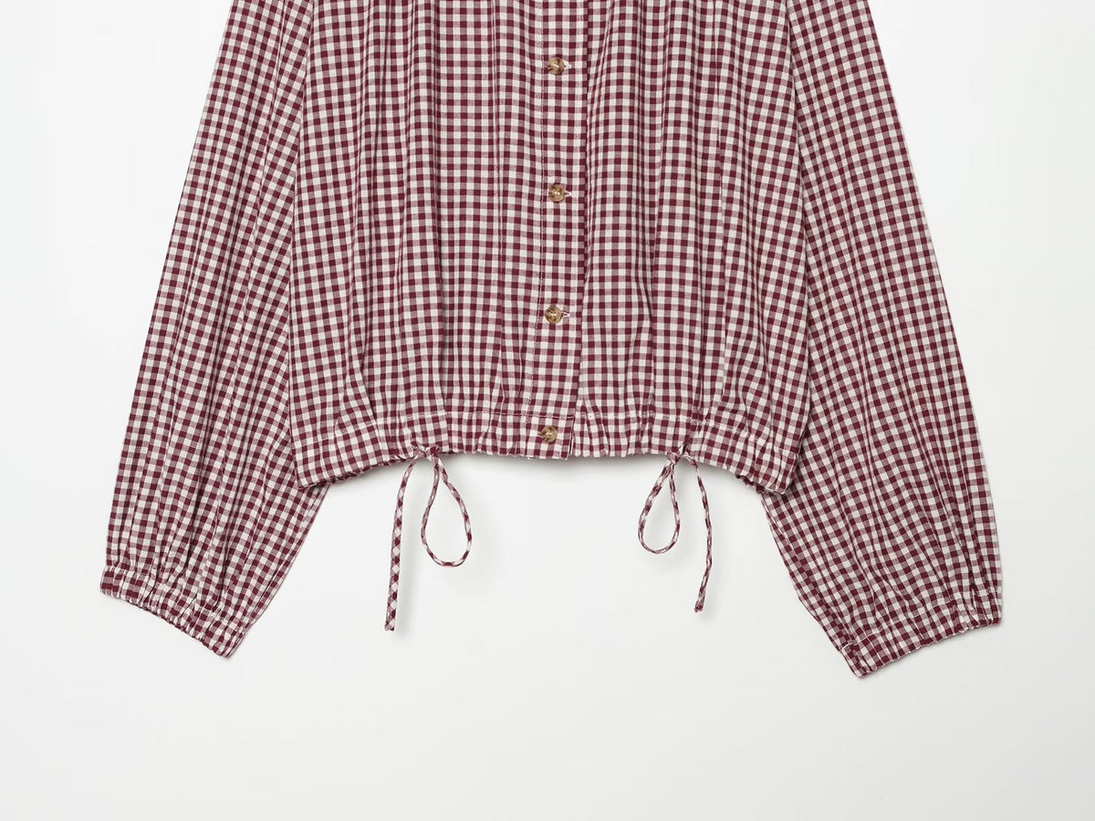 Women's Oversized Plaid Shacket Casual Jacket