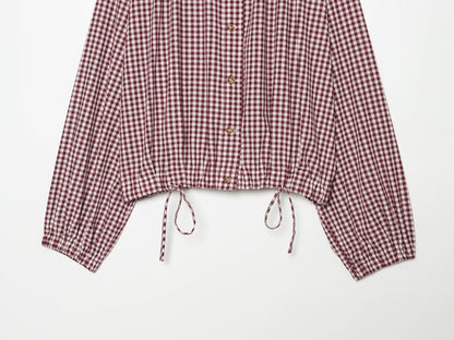 Women's Oversized Plaid Shacket Casual Jacket
