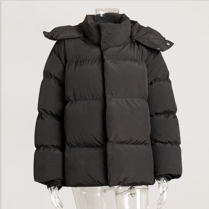 Women's Oversized Hooded Puffer Jacket Winter Coat