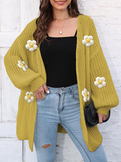 Women's Thick Knitting Sweater Cardigan Casual Sweater