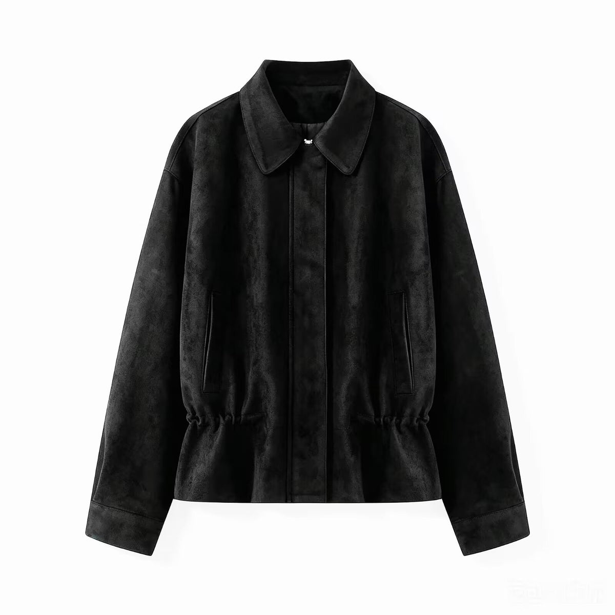 Women's Vintage Suede Zip-Up Jacket Casual
