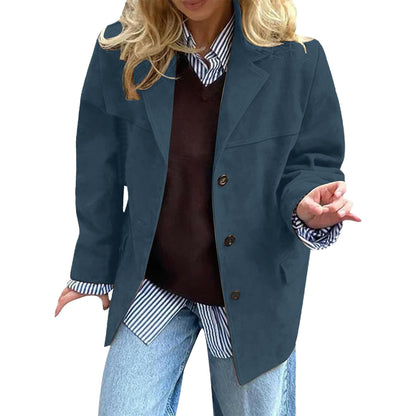 Women's Oversized Vintage Blazer Jacket