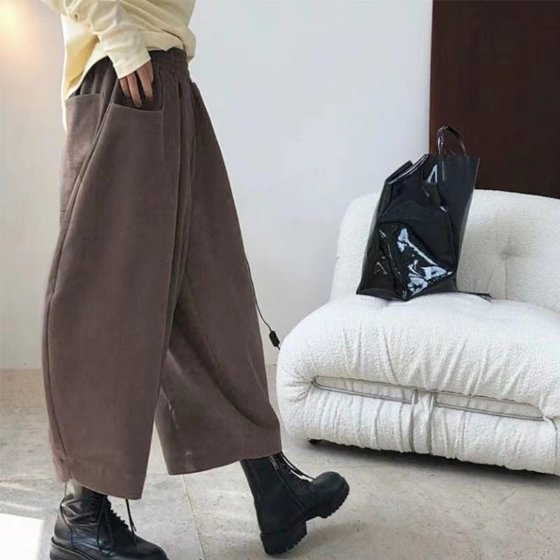 Women's Plus Size Wide Leg Baggy Casual Pants