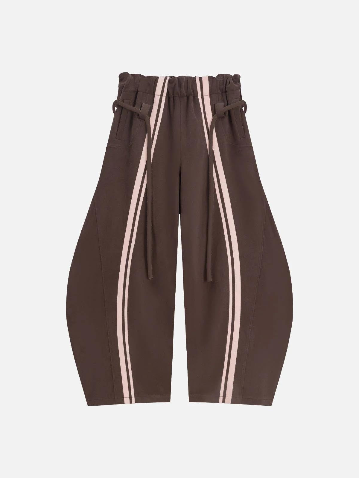 Women's Streetwear Baggy Wide Leg Drawstring Pants