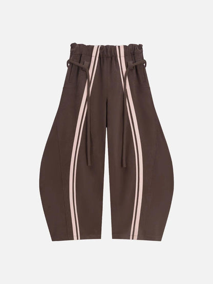Women's Streetwear Baggy Wide Leg Drawstring Pants