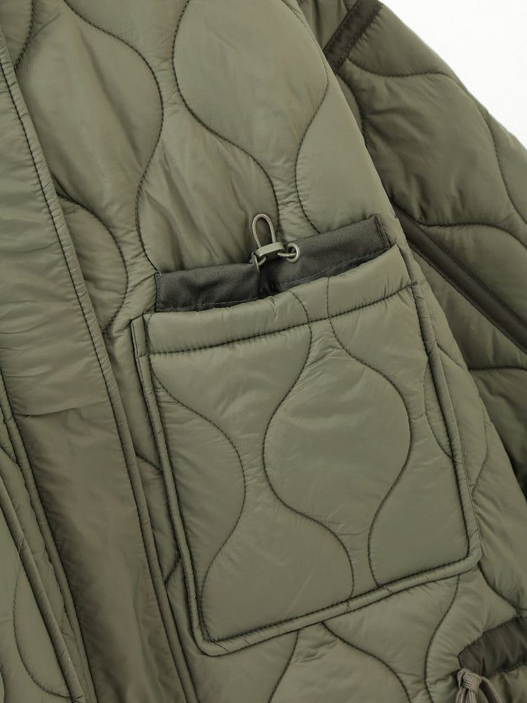 Women's Oversized Streetwear Quilted Utility Jacket