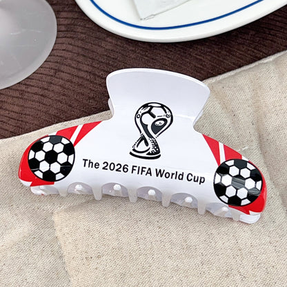 Soccer World Cup Hair Claw Clips Sports Fan Accessories