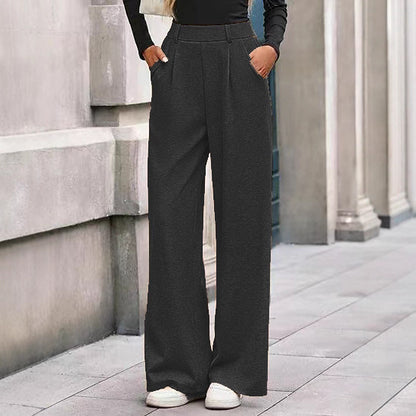 Women High Waist Wide Leg Dress Pants Casual Trousers