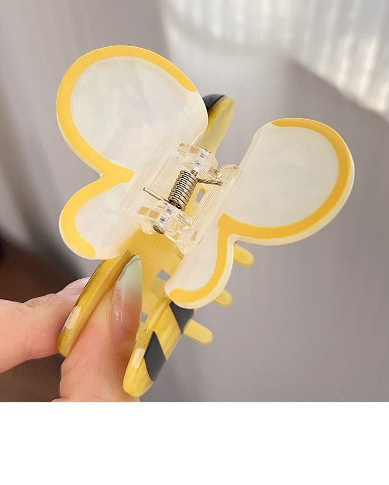 Bee Butterfly Hair Claw Clip Medium Vacation Style