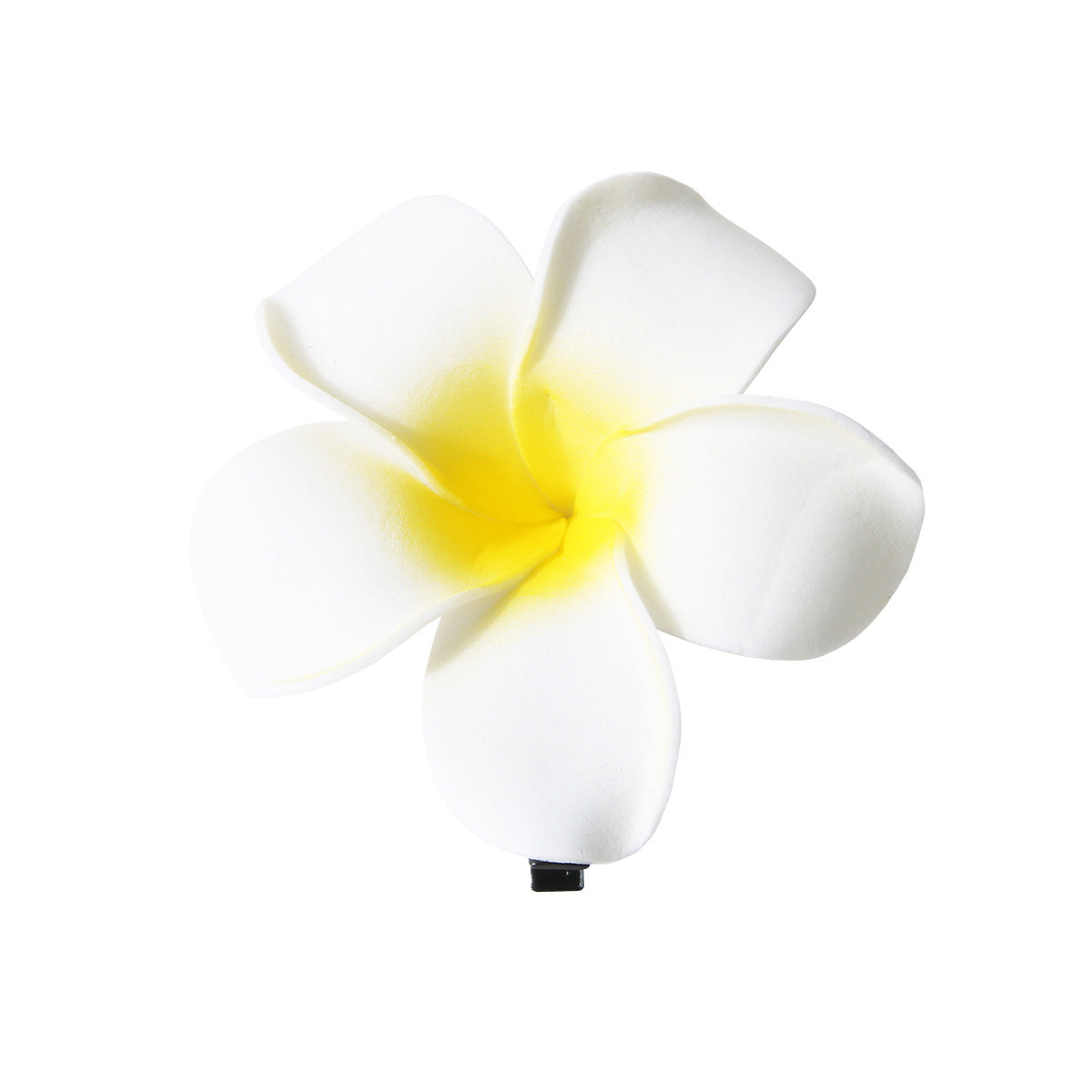 Foam Plumeria Hair Clip Tropical Flower Accessory
