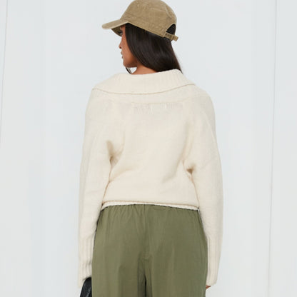 Women's Fuzzy Wrap Cardigan Tie Waist Long Sleeve Sweater