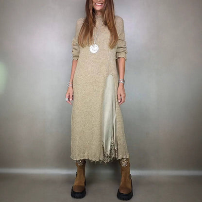 Women's Lace Maxi Slip Dress Cardigan Two Piece Set