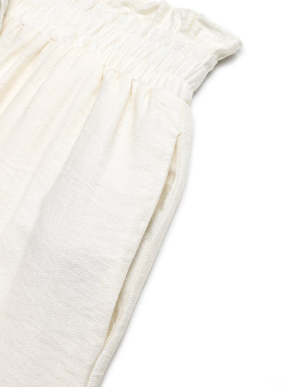 Solid Woven Wide Leg Lounge Pants Drawstring Casual