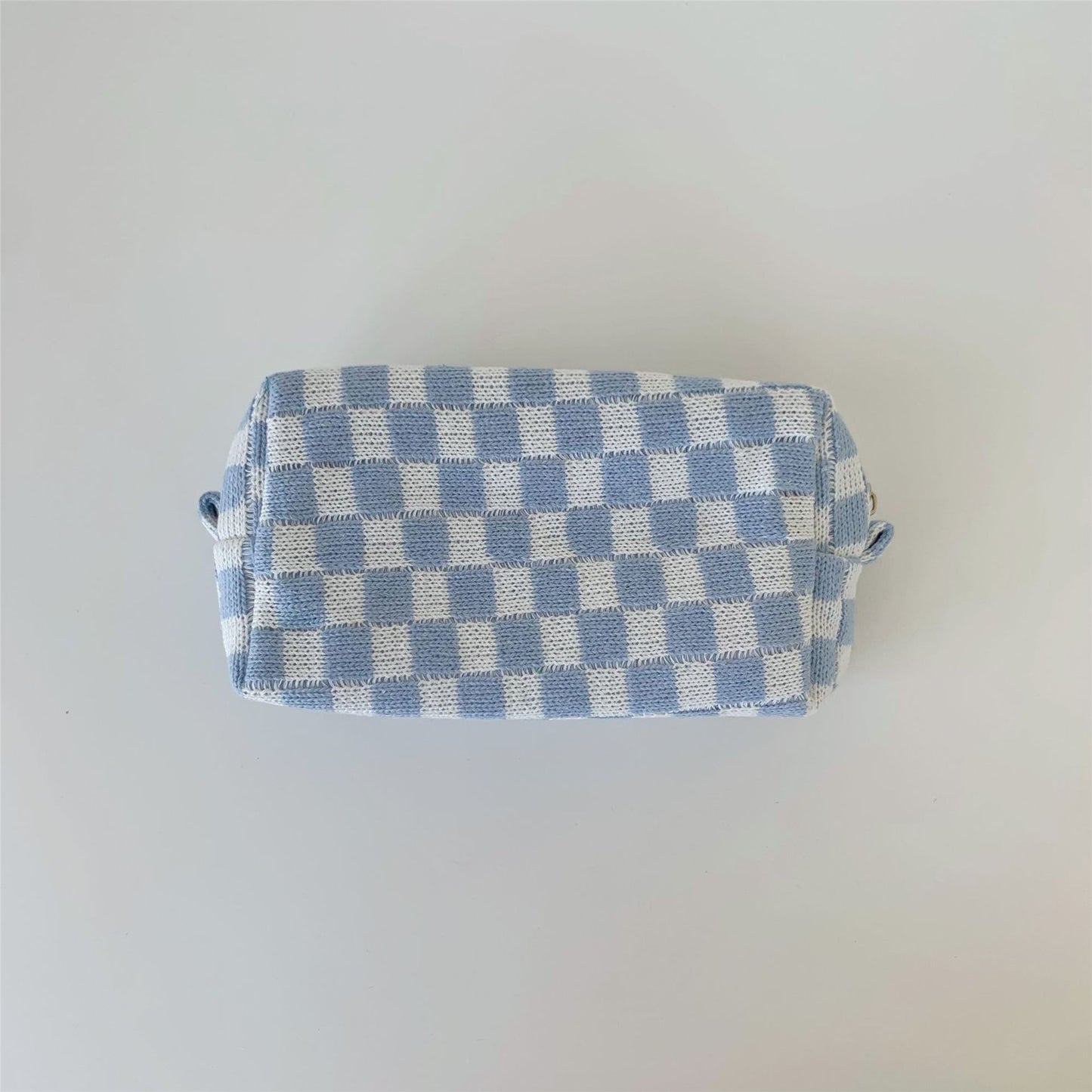 Wool Checkerboard Large Capacity Portable Storage Bag