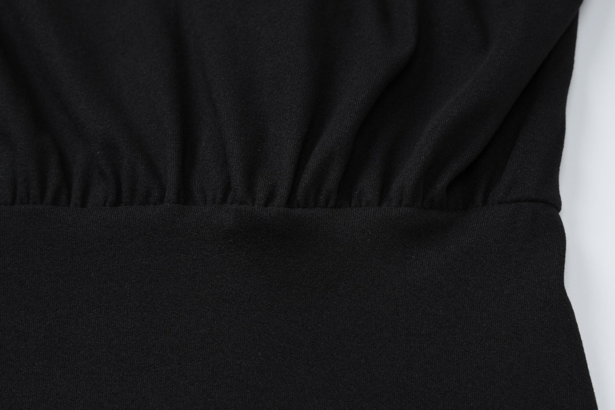 Y2K One Shoulder Long Sleeve Bodycon Mini Dress