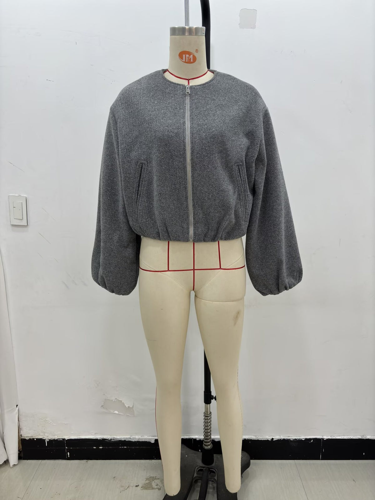 Women's Zip Up Bomber Jacket Casual Streetwear