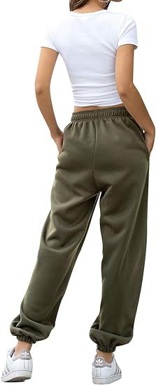 High Waist Loose Fit Sweatpants | Casual Jogger Pants Women