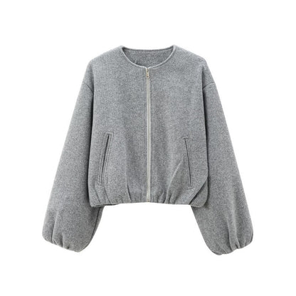 Women's Zip Up Bomber Jacket Casual Streetwear