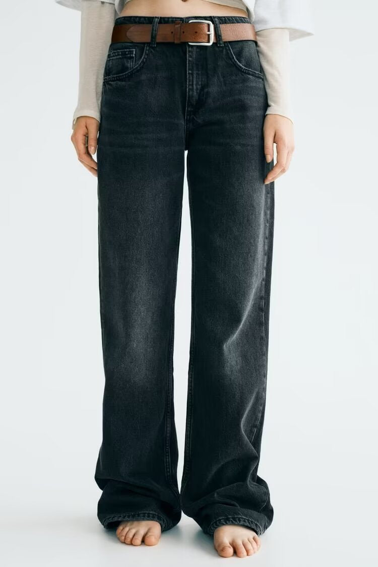 Women's Vintage High Waisted Wide Leg Jeans