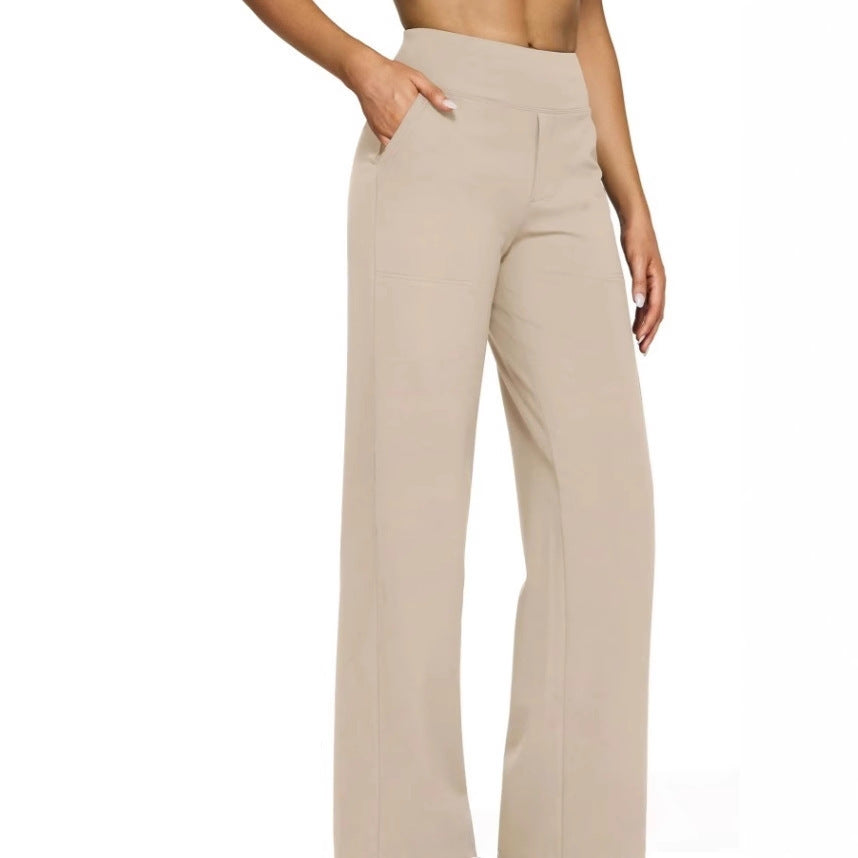 Women's High Waisted Wide Leg Pants with Pockets