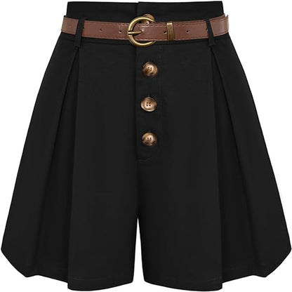 Women's High-Waisted A-Line Shorts – Summer Casual Business Shorts