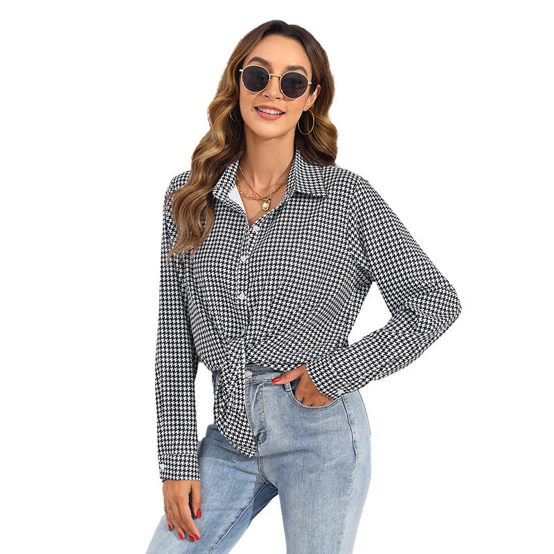 Women's Plaid Button Down Shirt Long Sleeve Casual
