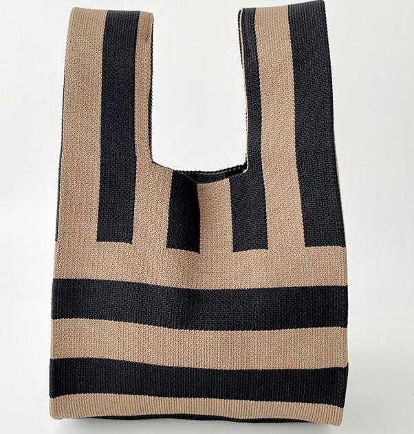Tote Bag Crochet Wristlet Aesthetic Cute Knit Purse
