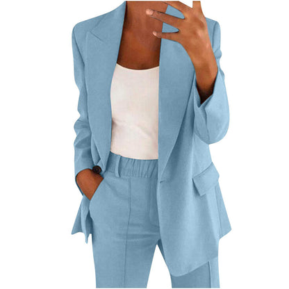Women's 2 Piece Blazer Pants Set Business Casual Workwear