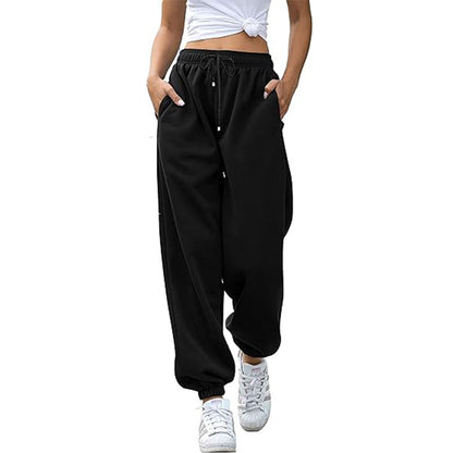High Waist Loose Fit Sweatpants | Casual Jogger Pants Women