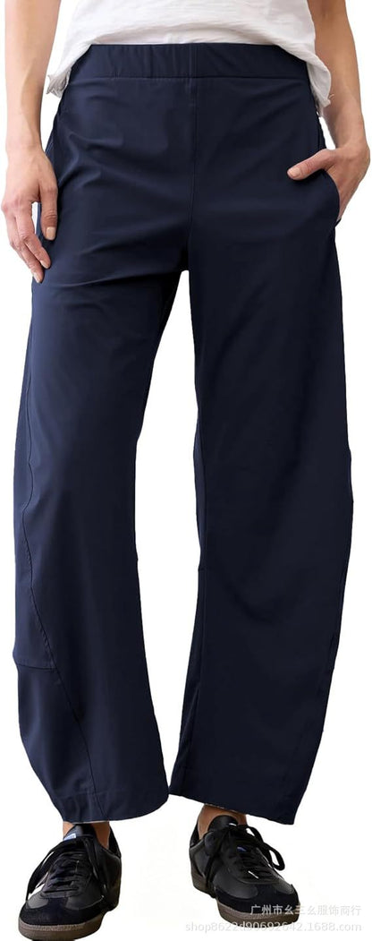 Women's Wide Leg Pants Casual Loose Work Trousers