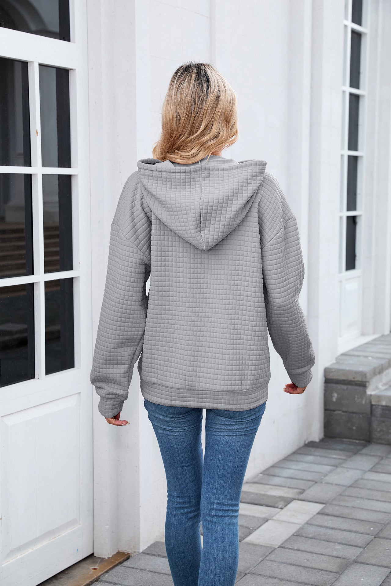 Casual Oversized Hooded Sweatshirt with Pockets for Women