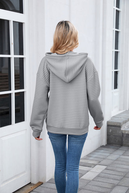 Casual Oversized Hooded Sweatshirt with Pockets for Women