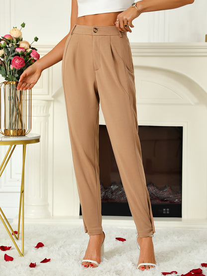 High Waist Trousers for Women | Elegant Work Pants