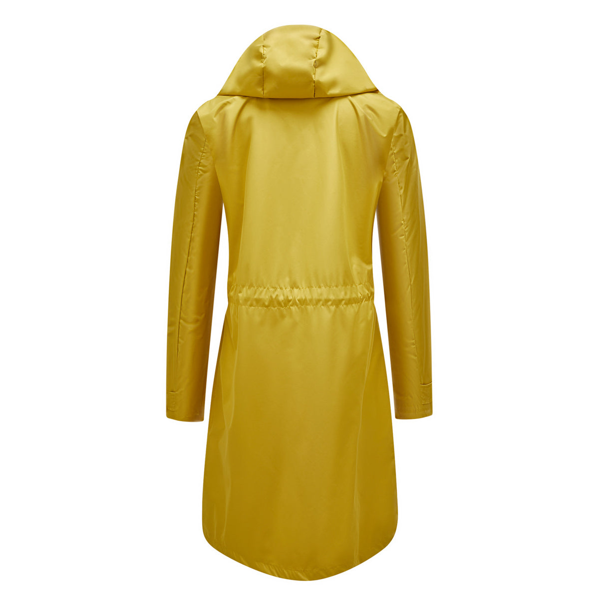 Women's Long Hooded Rain Jacket Waterproof Lightweight Coat