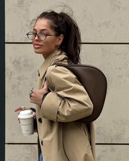 Women's Oversized Long Khaki Trench Coat