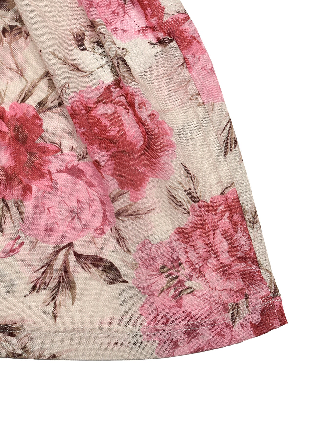 Floral Square Neck Maxi Dress Flutter Sleeve Cottagecore