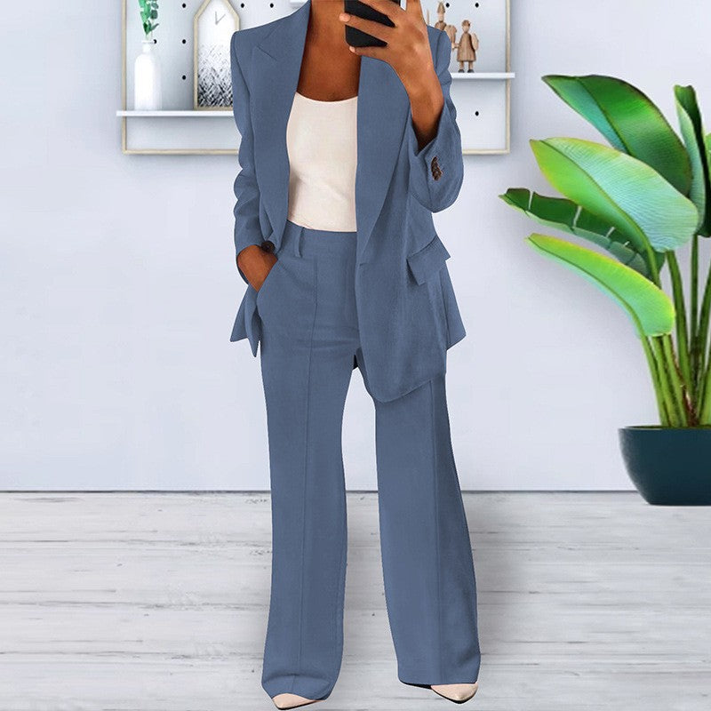 Women's 2 Piece Blazer Pants Set Business Casual