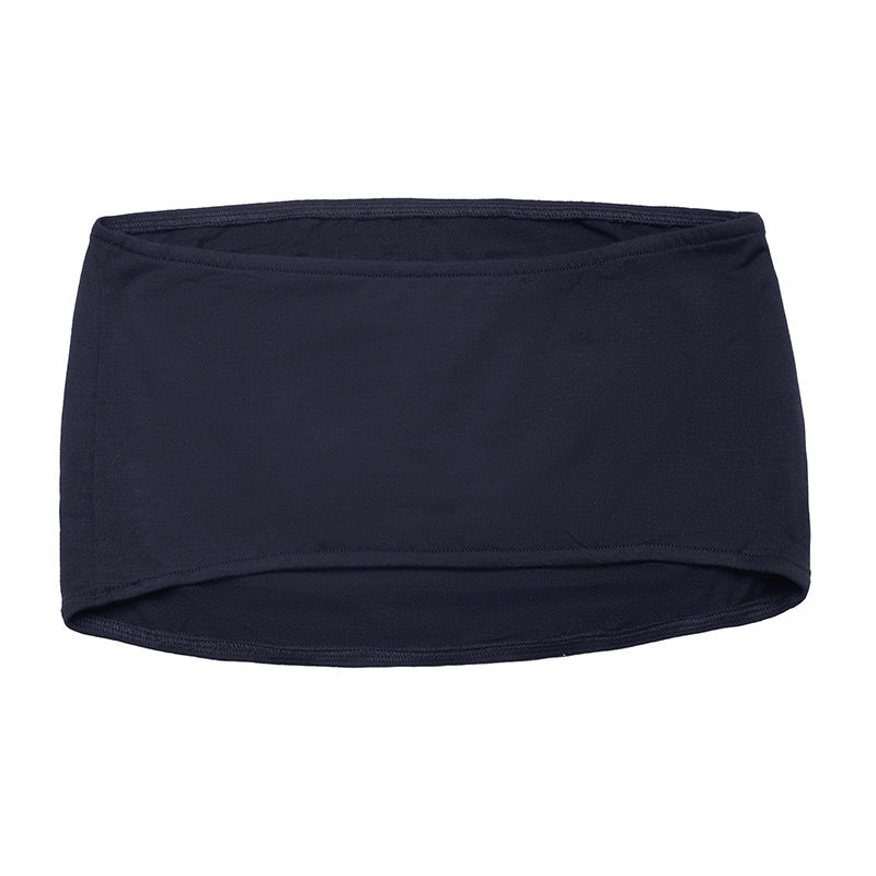 Summer Tube Top Two-Piece Set – Colorblock Lounge Pants