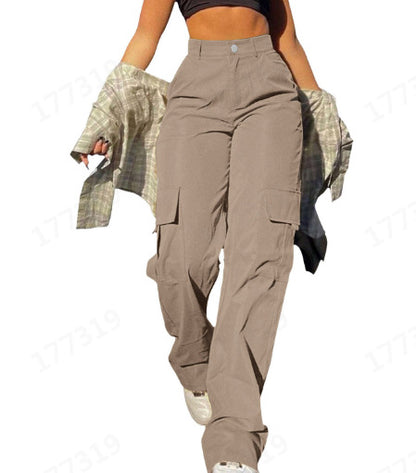 Women's Baggy Cargo Pants High Waisted Y2K Streetwear