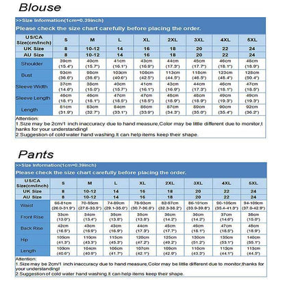 Women's Linen 2 Piece Set Asymmetrical Top Wide Leg Pants
