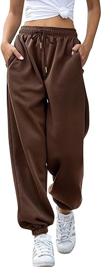 High Waist Loose Fit Sweatpants | Casual Jogger Pants Women