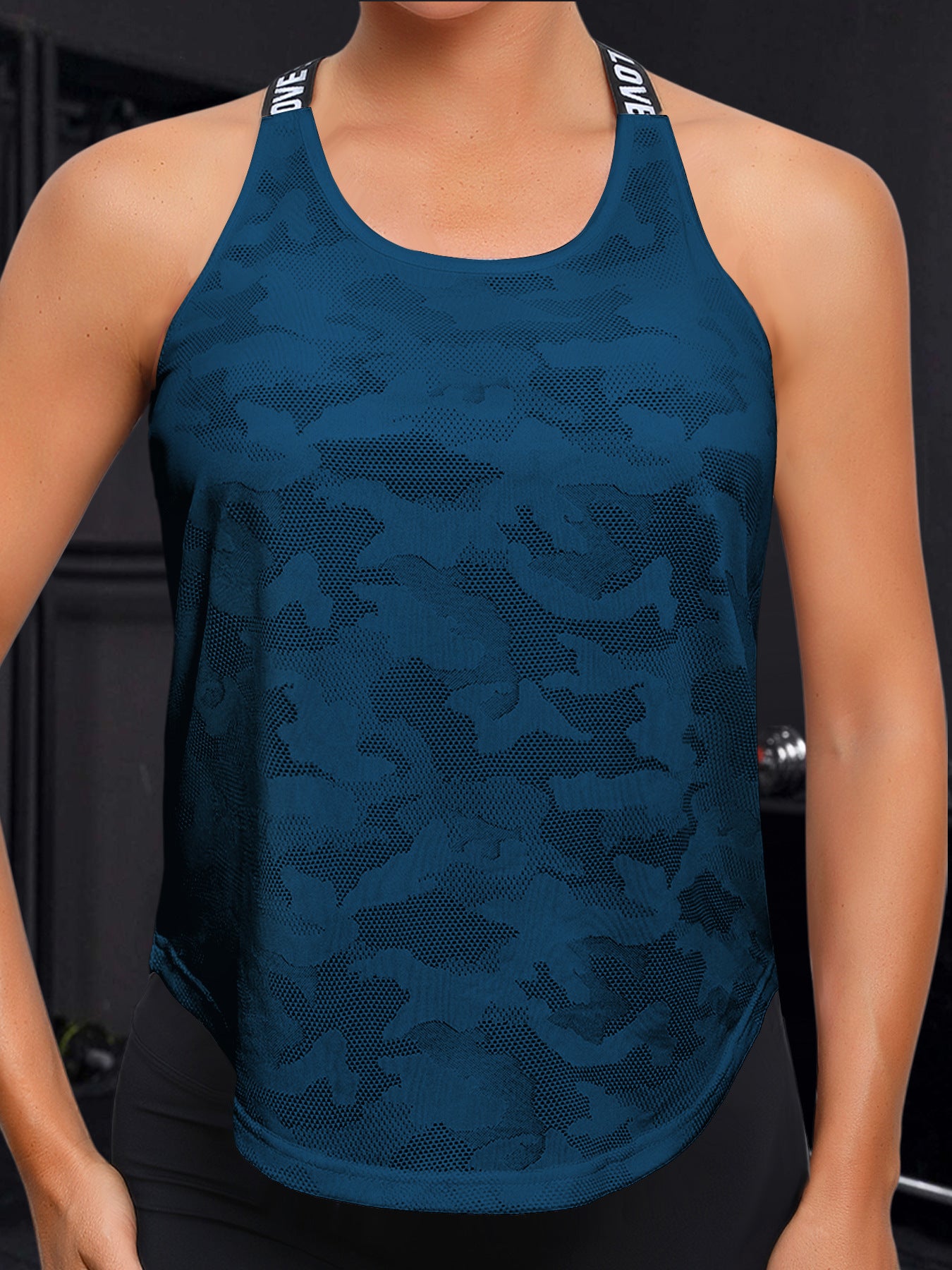 Breathable Pilates Mesh Racerback Workout Tank
