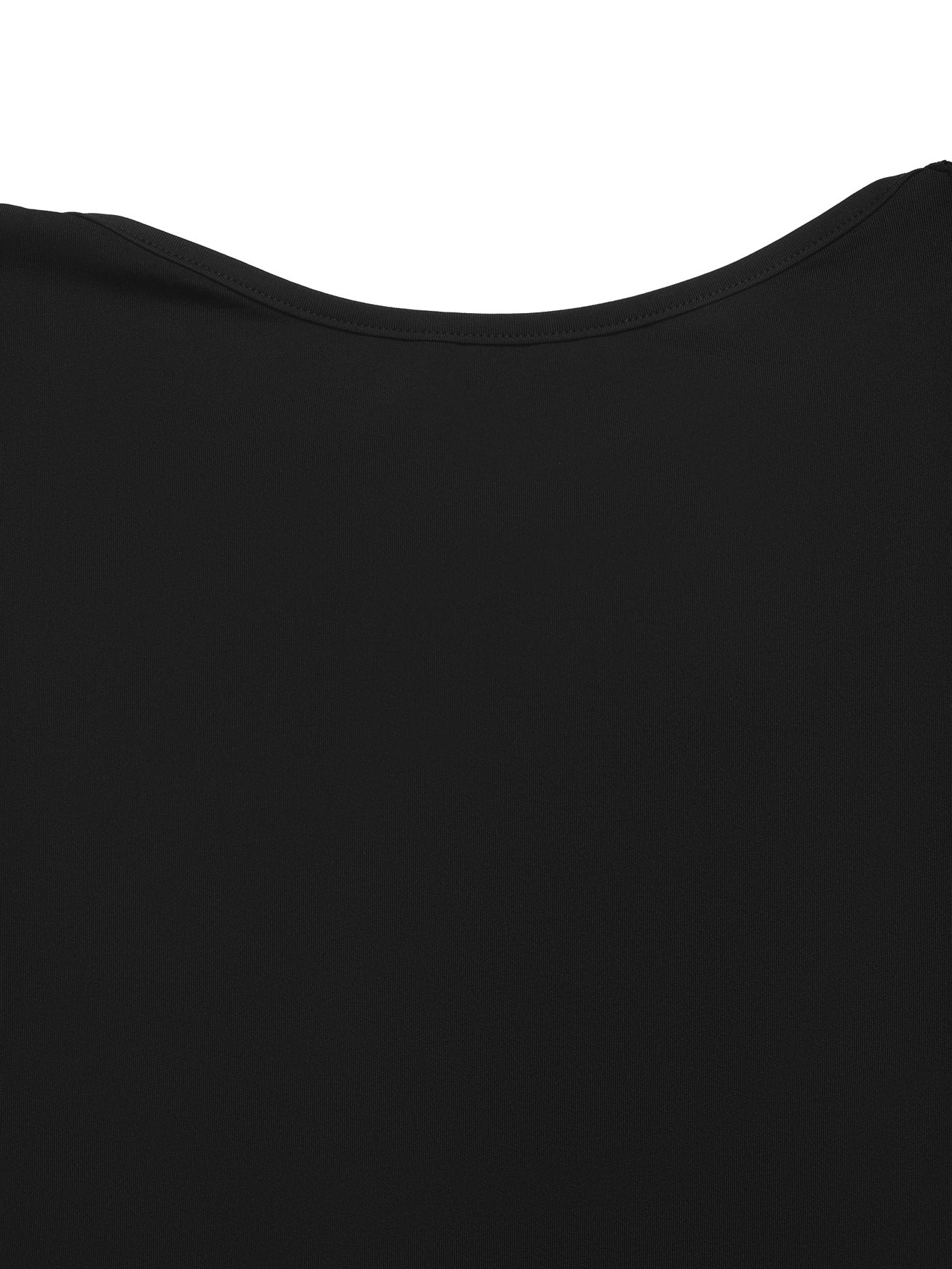 Backless Lace Trim Boat Neck Fitted Summer Crop Top