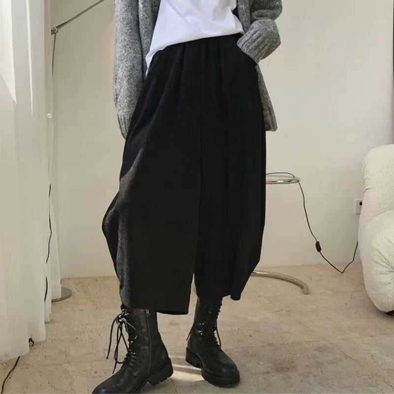 Women's Plus Size Wide Leg Baggy Casual Pants
