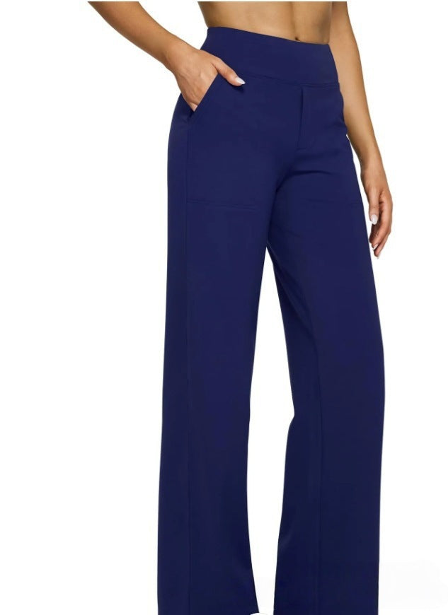Women's High Waisted Wide Leg Pants with Pockets
