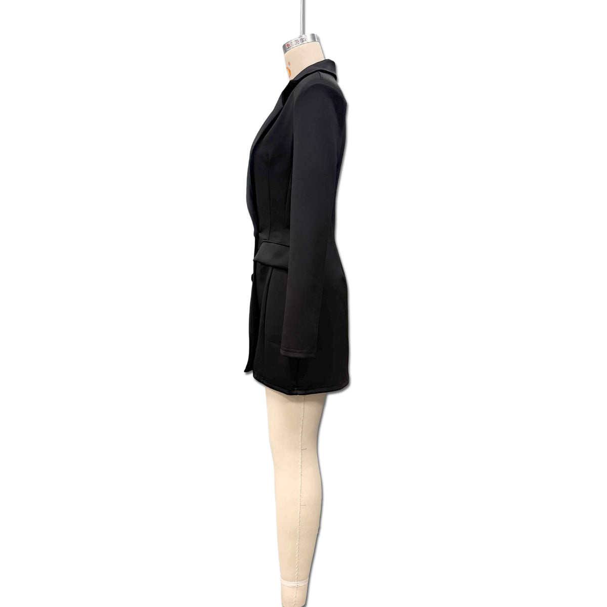 Sexy Deep V Long Sleeve Blazer Dress Bodycon Mini