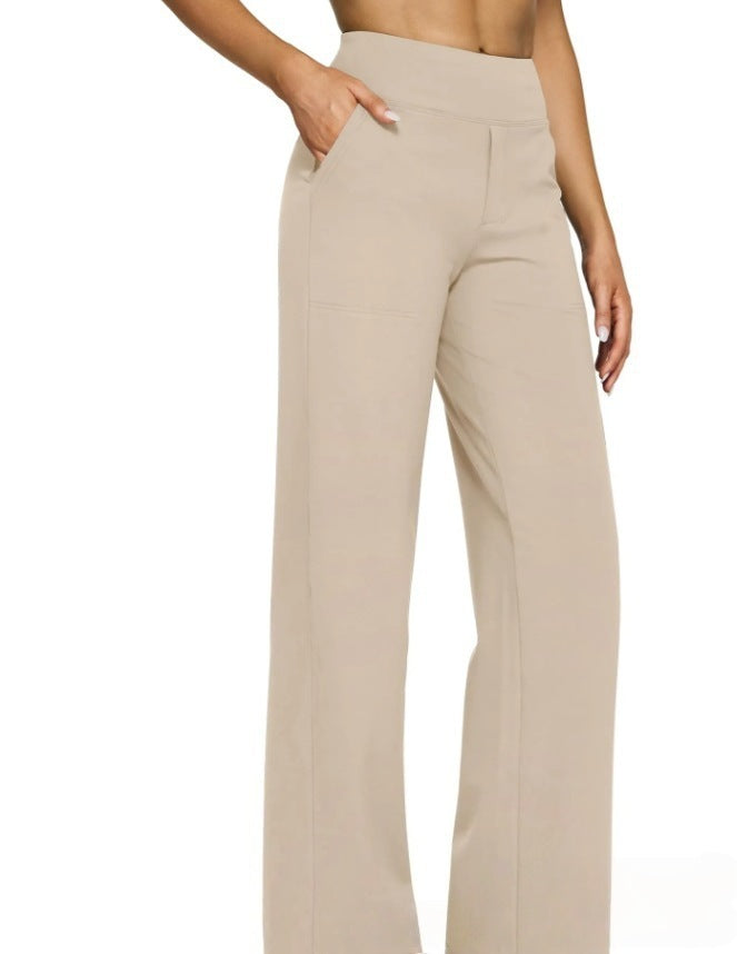 Women's High Waisted Wide Leg Pants with Pockets